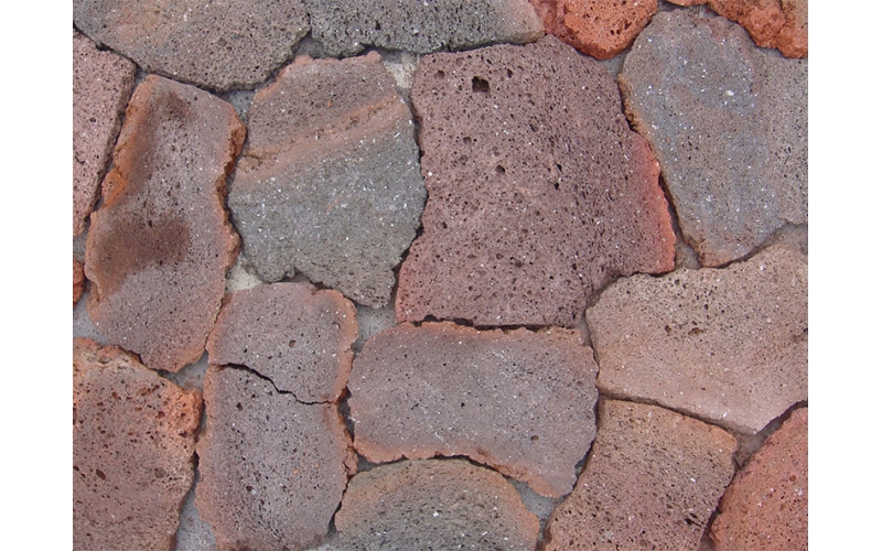 Brown\red lava paver LR2021